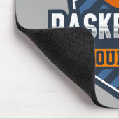 バスケットボールプレーヤーADD NAME大学スクールチーム マウスパッド (コーナー)