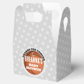 バスケットボールベビーシャワーパーティー フェイバーボックス (オープン)