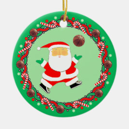 バスケットボールホリデーギフトセラミックオーナメント セラミックオーナメント