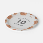 バスケットボールボーイモダンズスポーツ誕生日 ペーパープレート (アングル)