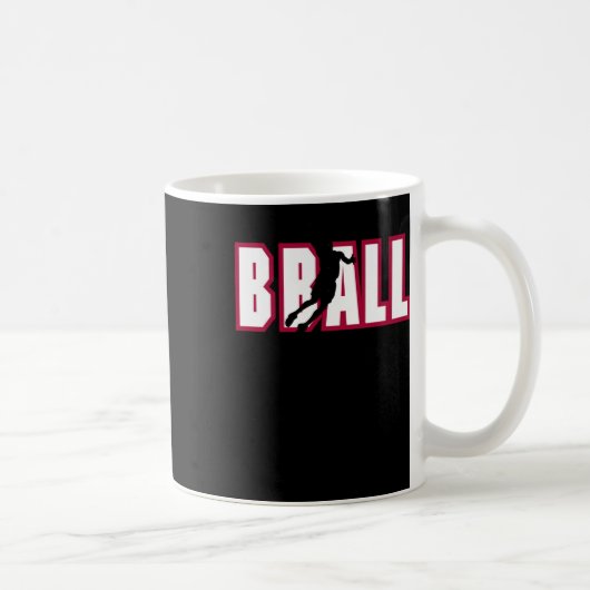 バスケットボールボール コーヒーマグカップ (右)