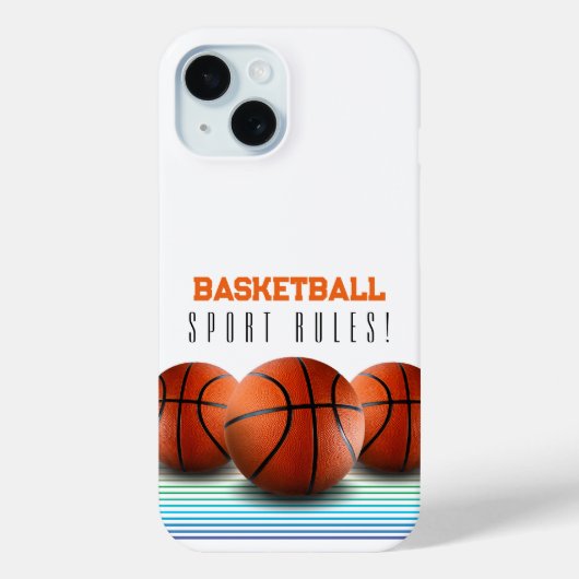 バスケットボールボール |スポーツルール Case-Mate iPhoneケース (裏面)