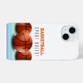 バスケットボールボール |スポーツルール Case-Mate iPhoneケース (裏面 (横))