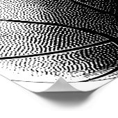 バスケットボールポスター白黒スポーツプリント ポスター (角)