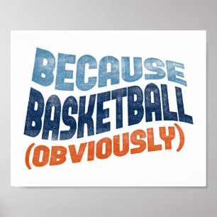 バスケットボールポスター – おもしろい Basketball Art ポスター