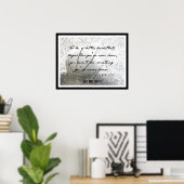 バスケットボールポスター(引用文) ポスター (ホームオフィス)