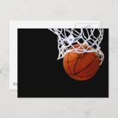 バスケットボールポストカード ポストカード (正面/裏面)