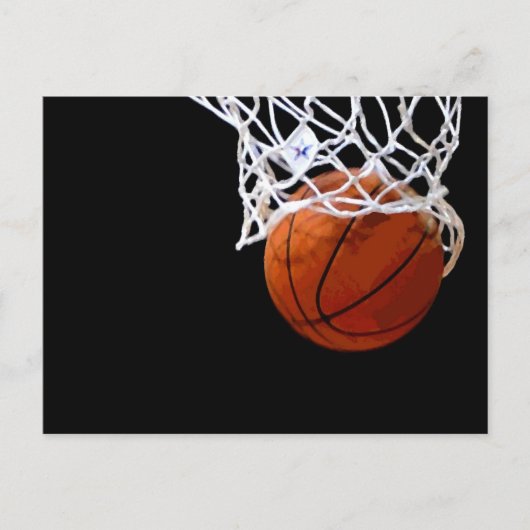 バスケットボールポストカード ポストカード (正面)