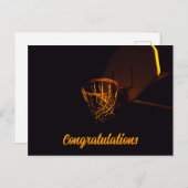 バスケットボールポストカード ポストカード (正面/裏面)