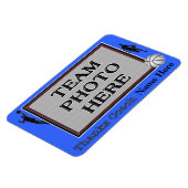 バスケットボールマグネットありがとうコーチの贈り物 マグネット (左側)