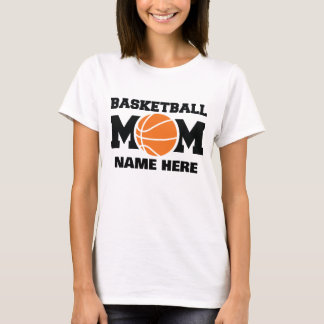 バスケットボールママカスタムデザイン Tシャツ