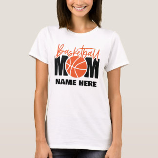 バスケットボールママカスタムデザイン Tシャツ