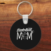 バスケットボールママコーチチームプレイヤーマザーモム キーホルダー (正面)