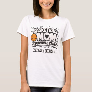 バスケットボールママサバイバルクラブ オーダーメイドTシャツ Tシャツ