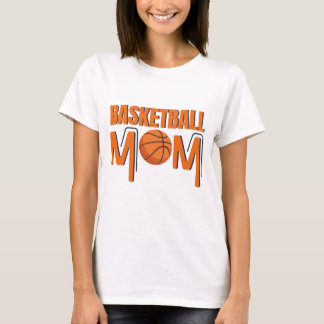 バスケットボールママバスケスポーツファン Tシャツ