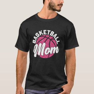 バスケットボールママ家族マッチングバスケットボールモ Tシャツ