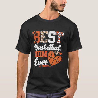 バスケットボールママ最高のバスケットボールママ Tシャツ