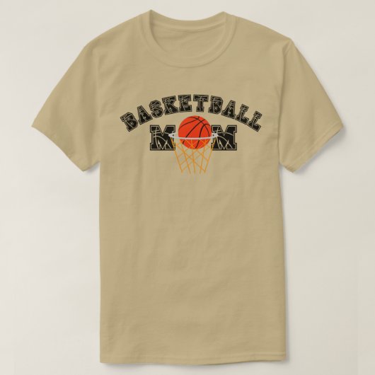 バスケットボールママ4 Tシャツ (デザイン正面)