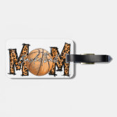 バスケットボールママ ラゲッジタグ (裏面横)
