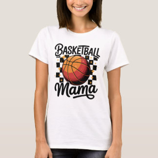 バスケットボールママ レトロママ Tシャツ