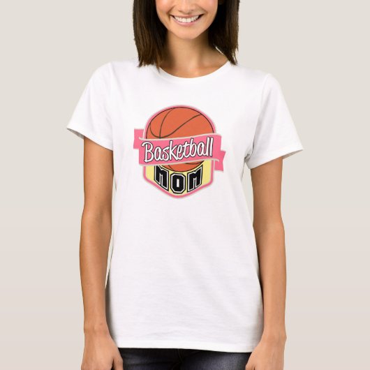 バスケットボールママ Tシャツ (正面)