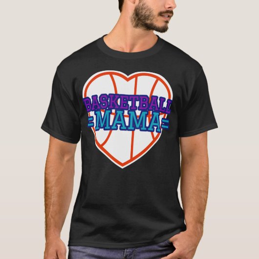 バスケットボールママ Tシャツ (正面)