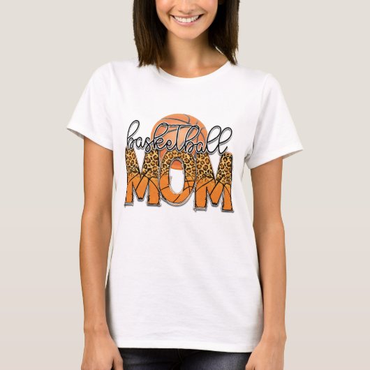 バスケットボールママ Tシャツ (正面)