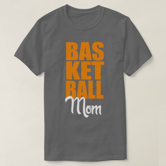 バスケットボールママ Tシャツ (デザイン正面)