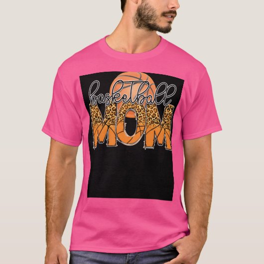 バスケットボールママ Tシャツ (正面)