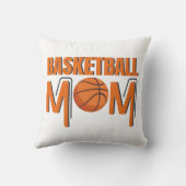 バスケットボールマムスポーツファンチームプレーヤー クッション (裏面)