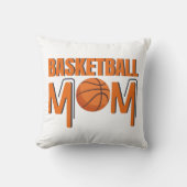バスケットボールマムスポーツファンチームプレーヤー クッション (正面)