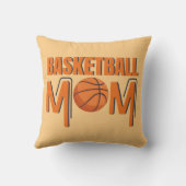 バスケットボールマムスポーツファンチームプレーヤー クッション (裏面)
