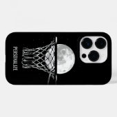 バスケットボールムーンケースメイトiPhoneケース Case-Mate iPhoneケース (裏面 (横))