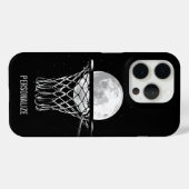 バスケットボールムーンケースメイトiPhoneケース Case-Mate iPhoneケース (裏面 (横))