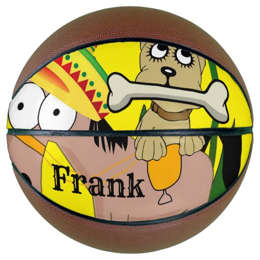 バスケットボールメキシカンヌードッグソンブレロ バスケットボール (正面)