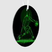 バスケットボールメダルオーナメント オーナメント (正面)