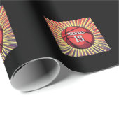 バスケットボールユーザー名のアポップ・アートのート ラッピングペーパー (ロールコーナー)