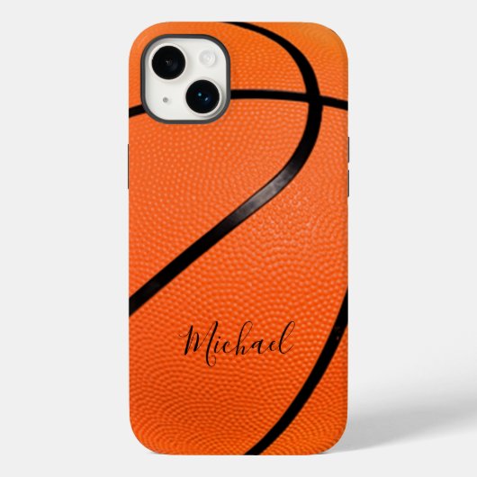 バスケットボールユーザー名の追加 Case-Mate iPhoneケース (裏面)