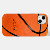 バスケットボールユーザー名の追加 Case-Mate iPhoneケース (裏面 (横))