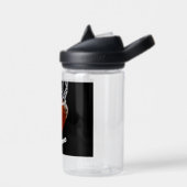 バスケットボールユーザー名カスタム ウォーターボトル (左面)