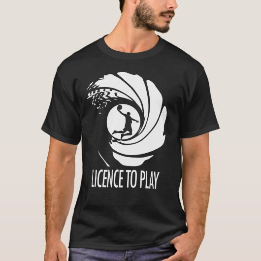 バスケットボールライセンスTシャツデザイン Tシャツ (正面)