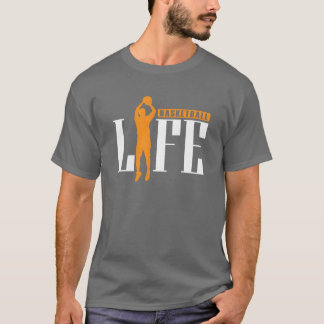 バスケットボールライフ バスケットボール スポーツ アメリカ USA レトロ Tシャツ