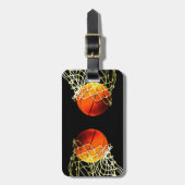 バスケットボールラゲッジタグ ラゲッジタグ (正面縦)