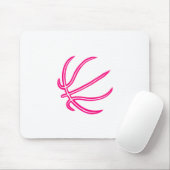 バスケットボールラバーバスケートボールボール マウスパッド (マウス)