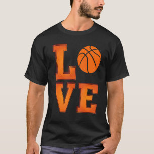 バスケットボールラブプレイヤーズおもしろいチームヴィンテージメンズ Tシャツ