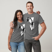 バスケットボールレトロホワイト Tシャツ (ユニセックス)