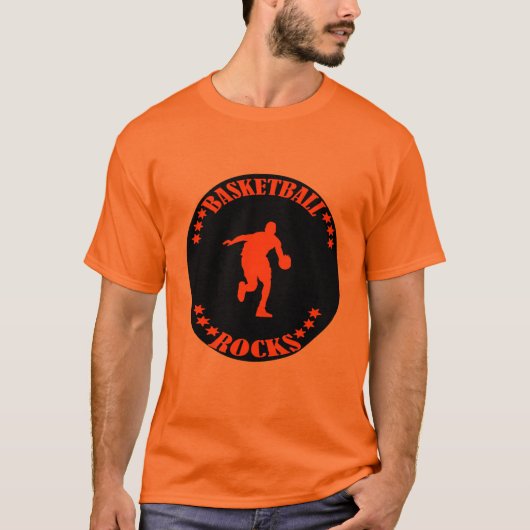 バスケットボールロック! Tシャツ (正面)