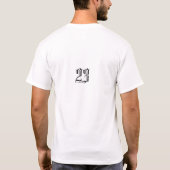 バスケットボールワイシャツ Tシャツ (裏面)