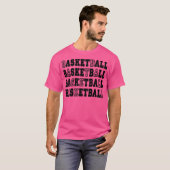 バスケットボールワード Tシャツ (正面フル)