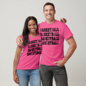 バスケットボールワード Tシャツ (ユニセックス)